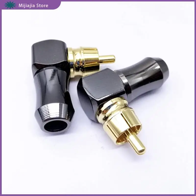6Pcs RCA Connector Audio Plug Male 90 Degree Right Angle Elbow Speaker Terminal Conector For Soldering Video Cable Replacement
6Pcs RCA Connector Audio Plug Male 90 Degree Right Angle Elbow Speaker Terminal Conector For Soldering Video Cable Replacement