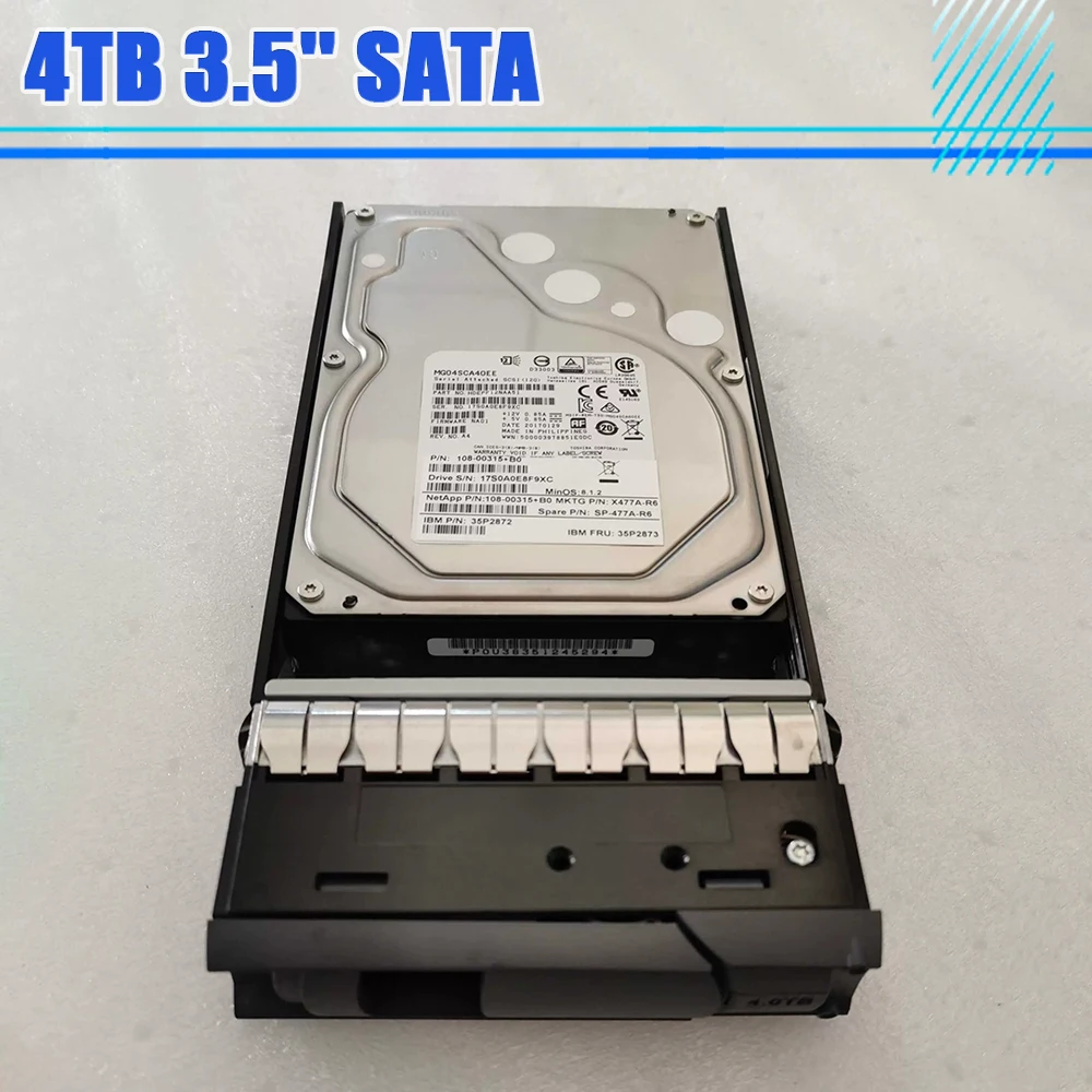 Для NetApp 4 ТБ 3,5 дюйма SATA SP-477A-R6 108-00315 X477A-R6 серверный жесткий диск
Для NetApp 4 ТБ 3,5 дюйма SATA SP-477A-R6 108-00315 X477A-R6 серверный жесткий диск