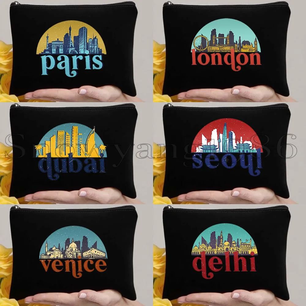 6pcs London Paris New York Seoul Bangkok Venice Cityscape Istanbul Quebec Kuala Lumpur Canvas Cosmetic Makeup Bag Case Pouch
6pcs London Paris New York Seoul Bangkok Venice Cityscape Istanbul Quebec Kuala Lumpur Canvas Cosmetic Makeup Bag Case Pouch