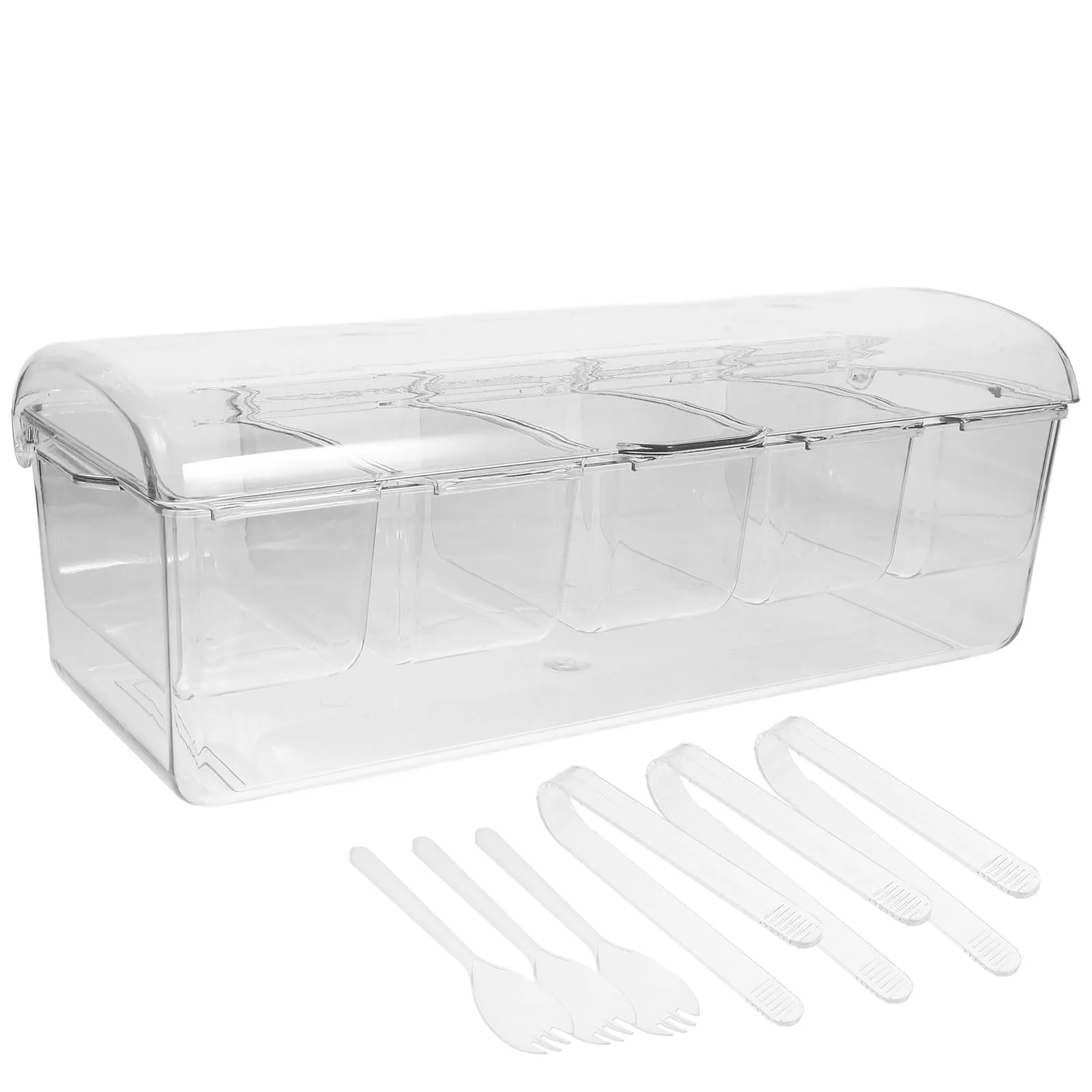 Salad Storage Box Kitchen Food Container Fridge Plastic Lid Portable Seasoning Server Outdoor Party Picnic Chilled Condiment
Salad Storage Box Kitchen Food Container Fridge Plastic Lid Portable Seasoning Server Outdoor Party Picnic Chilled Condiment
