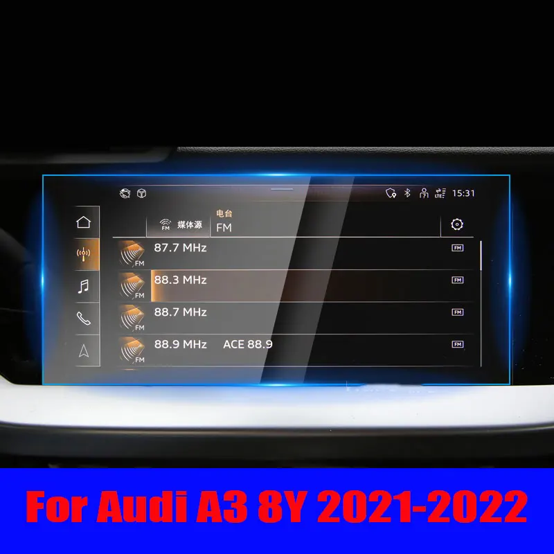 Tempered Glass Screen Protective Film For Audi A3 8Y 2021-2022 Car Navigation LCD Dash Board Screen Auto Interior Accessories
Tempered Glass Screen Protective Film For Audi A3 8Y 2021-2022 Car Navigation LCD Dash Board Screen Auto Interior Accessories