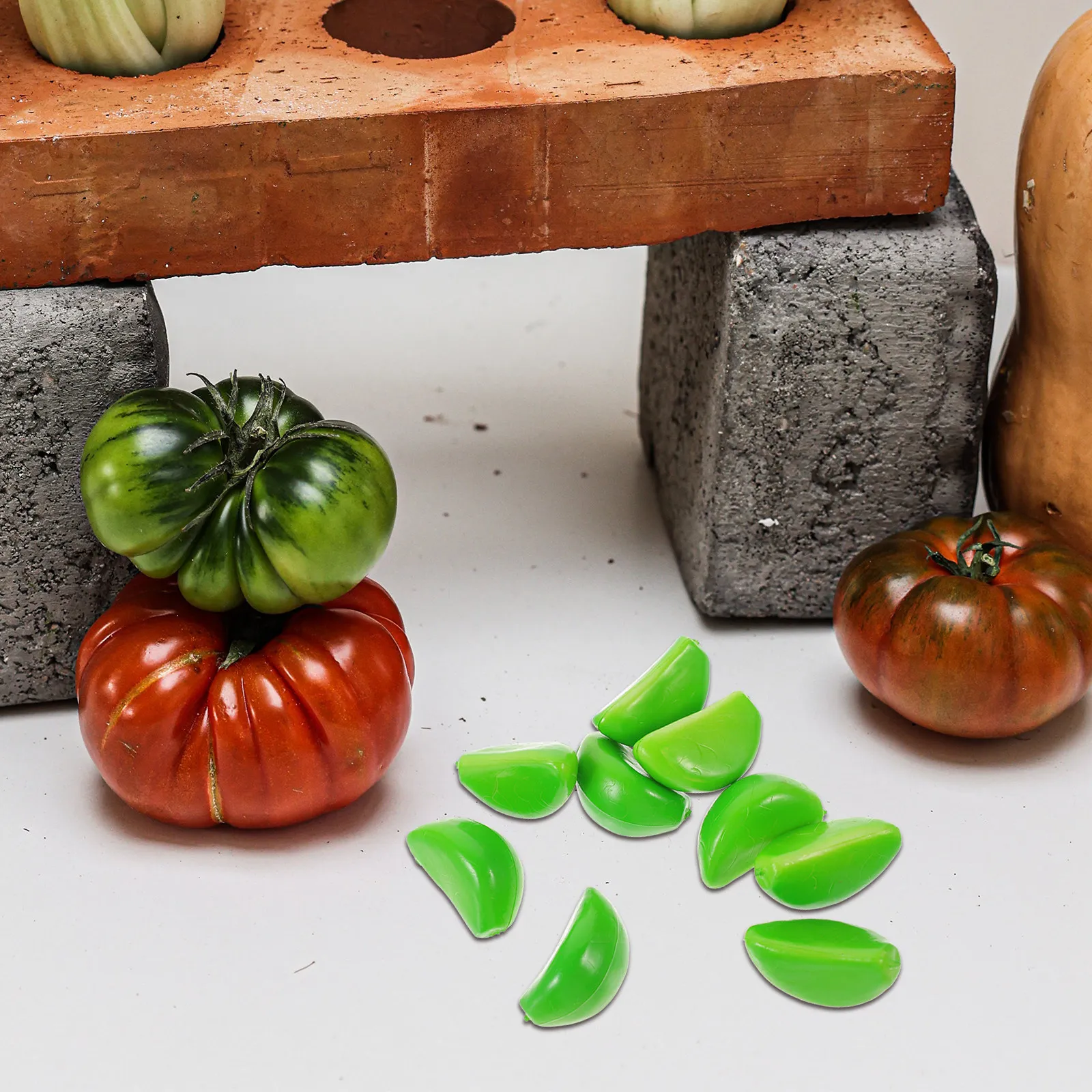 9Pcs Lifelike Green Garlic Flakes Artificial Food Display Models for Culinary Photography Party Decoration Fake Vegetable Decor
9Pcs Lifelike Green Garlic Flakes Artificial Food Display Models for Culinary Photography Party Decoration Fake Vegetable Decor