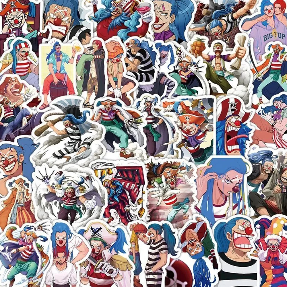 10/30/50pcs Anime One Piece Character Buggy Waterproof Stickers Decals Laptop Motorcycle Skateboard Travel Luggage Cool Sticker
10/30/50pcs Anime One Piece Character Buggy Waterproof Stickers Decals Laptop Motorcycle Skateboard Travel Luggage Cool Sticker