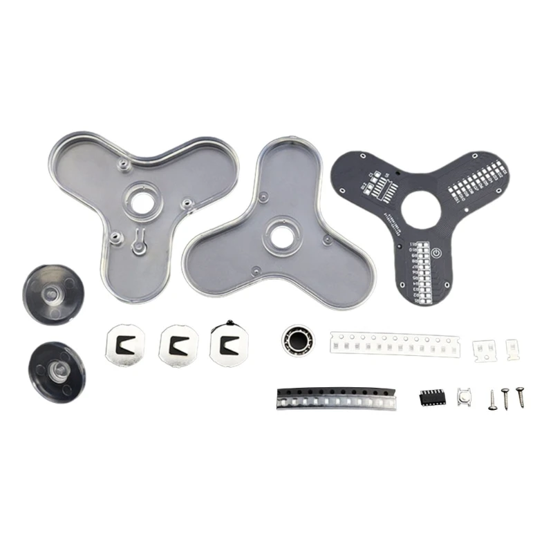 3 Leaves LED Rotating Gyroscope Spinners DIY Kits Soldering Project Electronics Kits Soldering Practice Kits
3 Leaves LED Rotating Gyroscope Spinners DIY Kits Soldering Project Electronics Kits Soldering Practice Kits