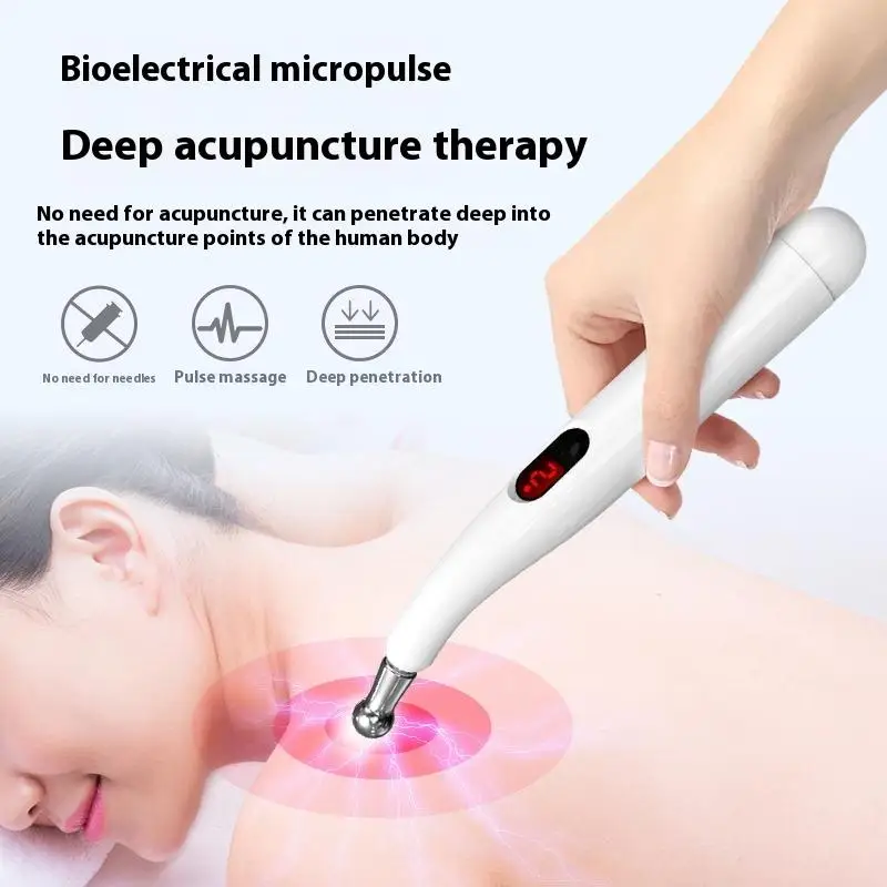 5 IN 1 Smart Pulse Meridian Energy Pen Electronic Acupuncture Massage Pen Pain Relief Microcurrent Pulse Muscle Massage Stick
5 IN 1 Smart Pulse Meridian Energy Pen Electronic Acupuncture Massage Pen Pain Relief Microcurrent Pulse Muscle Massage Stick