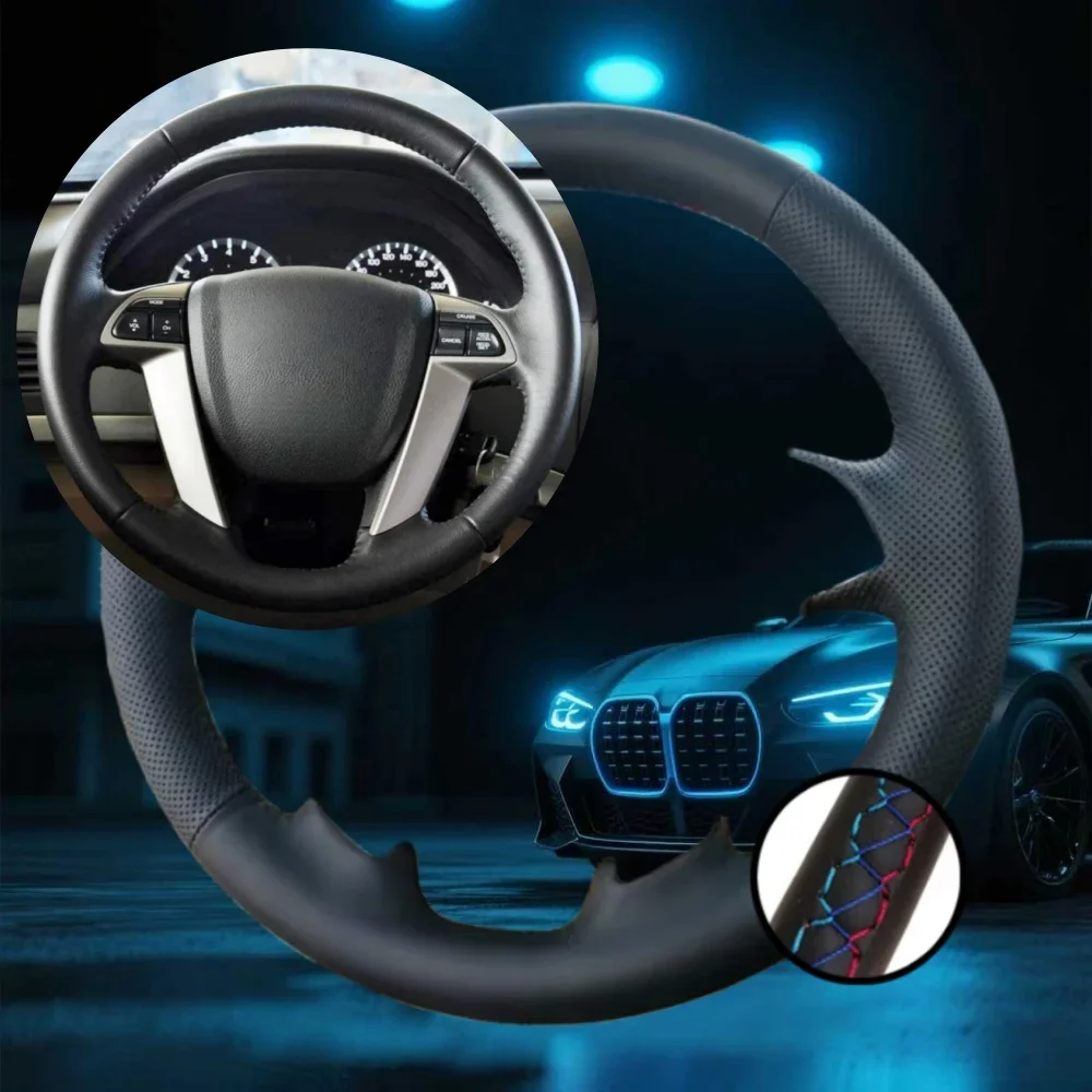 Customized Car Steering Wheel Cover For Honda Crosstour 2012 Artificial Leather DIY Car Accessories Hand-sewn Steering Wrap
Customized Car Steering Wheel Cover For Honda Crosstour 2012 Artificial Leather DIY Car Accessories Hand-sewn Steering Wrap