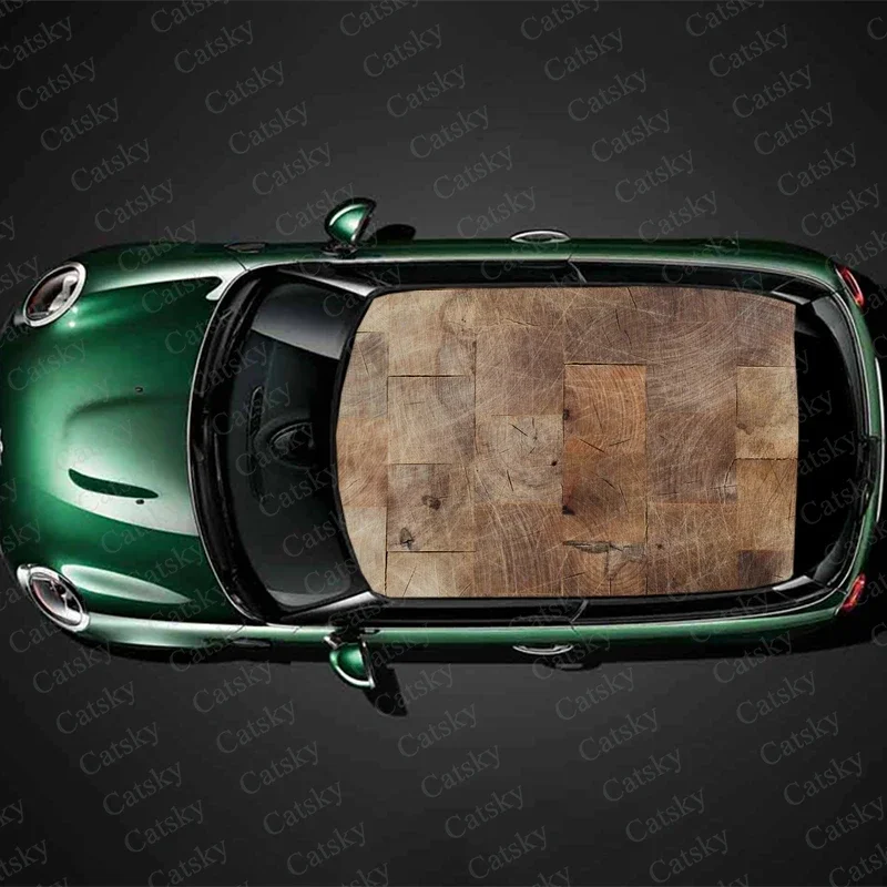 Wood Grain Pattern Car Roof Sticker Wrap Racing SUV Accessories Packaging Painted PVC Custom Car Hood Graphic Decal Decoration
Wood Grain Pattern Car Roof Sticker Wrap Racing SUV Accessories Packaging Painted PVC Custom Car Hood Graphic Decal Decoration