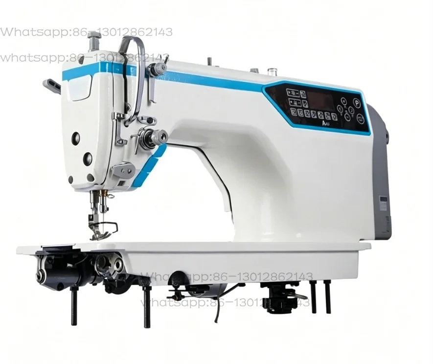 A4 computerized flat-bed wireless head lockstitch sewing machine Multi-function automatic sewing machine for thin thick material