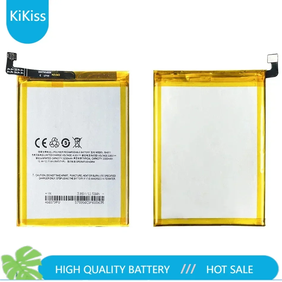 BA811 BA 811 Replacement Battery For Meizu Meilan 6T m6T M811H M811Q Mobile Phone Bateira 3230mAh
BA811 BA 811 Replacement Battery For Meizu Meilan 6T m6T M811H M811Q Mobile Phone Bateira 3230mAh