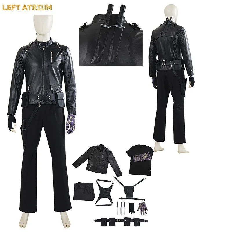 Movie Superhero Bucky Barnes Cosplay Costume Winter Soldier Leather Coat Battle Suit Thunder Adult Men Halloween Carnivaln
Movie Superhero Bucky Barnes Cosplay Costume Winter Soldier Leather Coat Battle Suit Thunder Adult Men Halloween Carnivaln