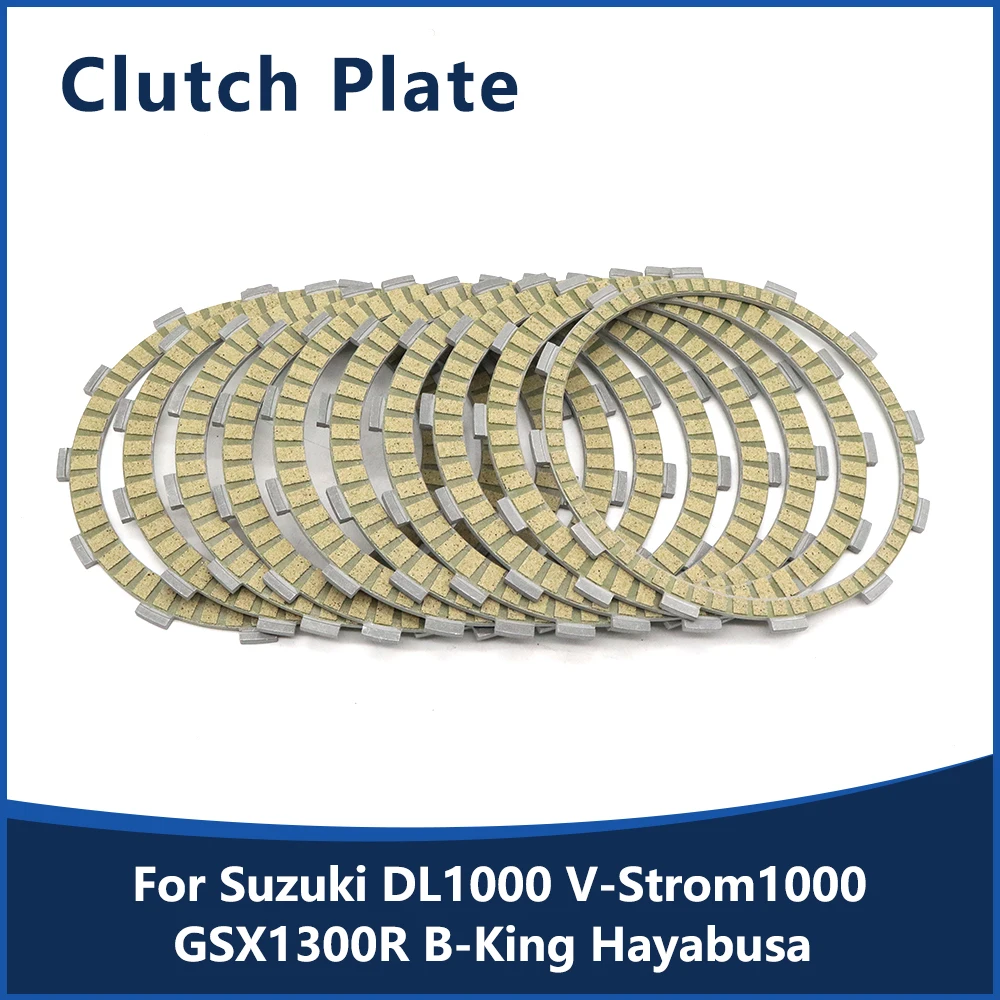 For Suzuki DL1000 DL 1000 V-Strom 1000 GSX1300R GSXR 1300 B-King Hayabusa Motorcycle Clutch Friction Disc Plate Kit Accessories
For Suzuki DL1000 DL 1000 V-Strom 1000 GSX1300R GSXR 1300 B-King Hayabusa Motorcycle Clutch Friction Disc Plate Kit Accessories