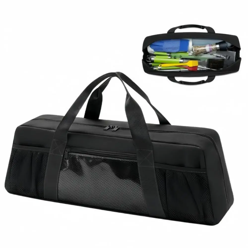 Large Capacity Grill Tool Storage Bag Waterproof Oxford Cloth Grill Tool Organizer Multi-Pocket Adjustable BBQ Tool Storage Bag
Large Capacity Grill Tool Storage Bag Waterproof Oxford Cloth Grill Tool Organizer Multi-Pocket Adjustable BBQ Tool Storage Bag