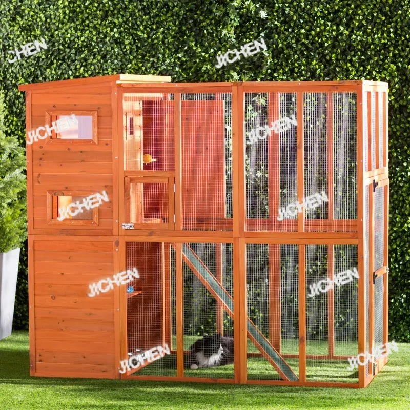 ZQ Custom открытый кошачий домик вилла негабаритная клетка из цельного дерева кошачье гнездо с беговой клеткой водонепроницаемая и солнцезащитная
ZQ Custom открытый кошачий домик вилла негабаритная клетка из цельного дерева кошачье гнездо с беговой клеткой водонепроницаемая и солнцезащитная