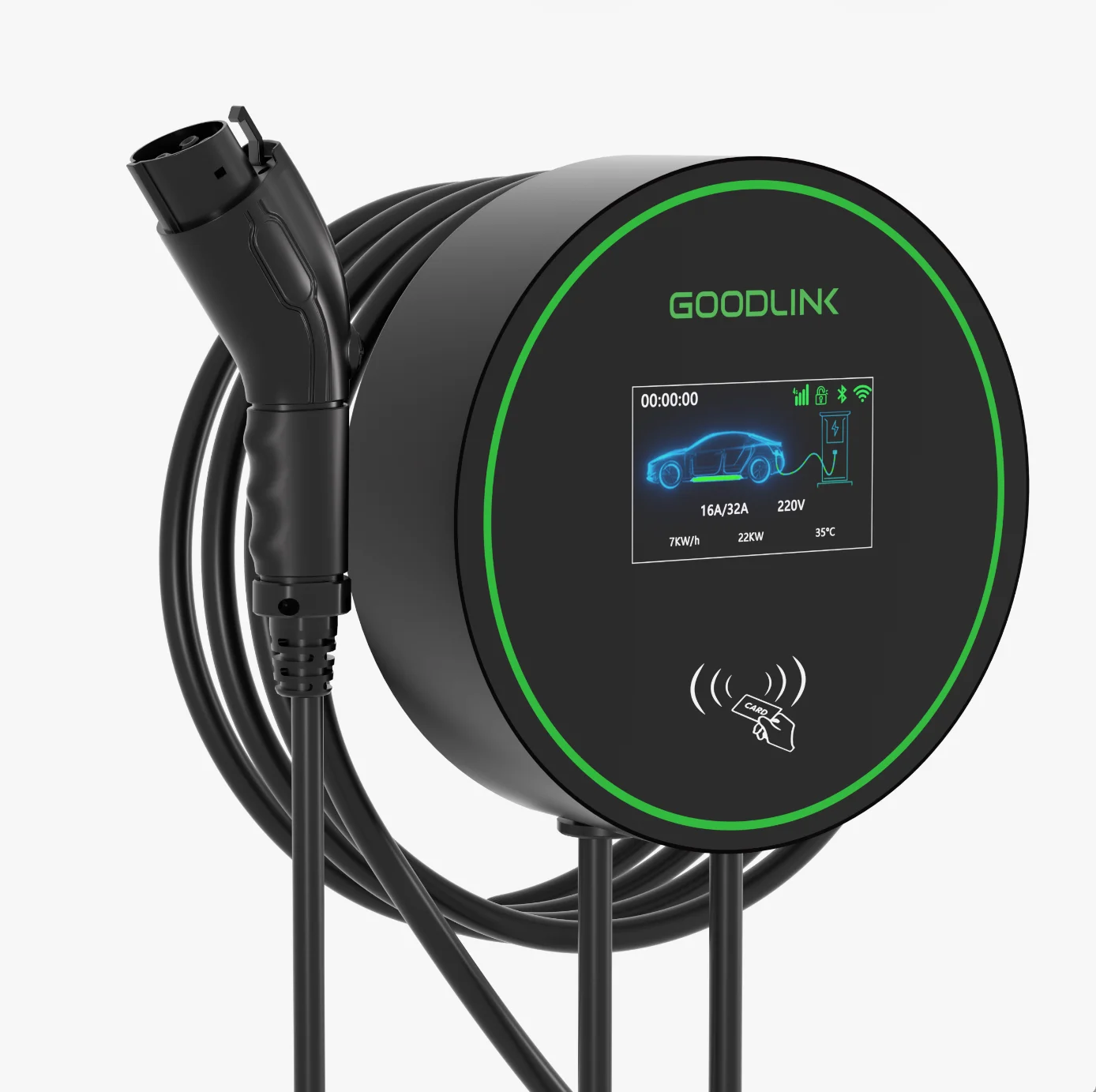 AC 48A Model S01 Fast 11.5kW Electric Vehicle Charger, Wall Mounted Compact Design OCPP Smart Electric Vehicle Charging Station
AC 48A Model S01 Fast 11.5kW Electric Vehicle Charger, Wall Mounted Compact Design OCPP Smart Electric Vehicle Charging Station