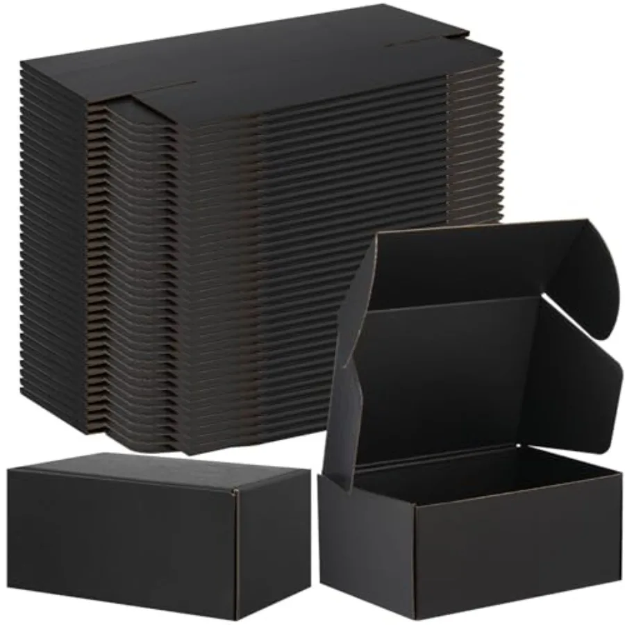50 Pack 6 x 4 x 3 Inch Shipping Boxes Bulk Small Corrugated Cardboard Mailer Boxes for Small Business Jewelry Ornament Gifts Wr
50 Pack 6 x 4 x 3 Inch Shipping Boxes Bulk Small Corrugated Cardboard Mailer Boxes for Small Business Jewelry Ornament Gifts Wr