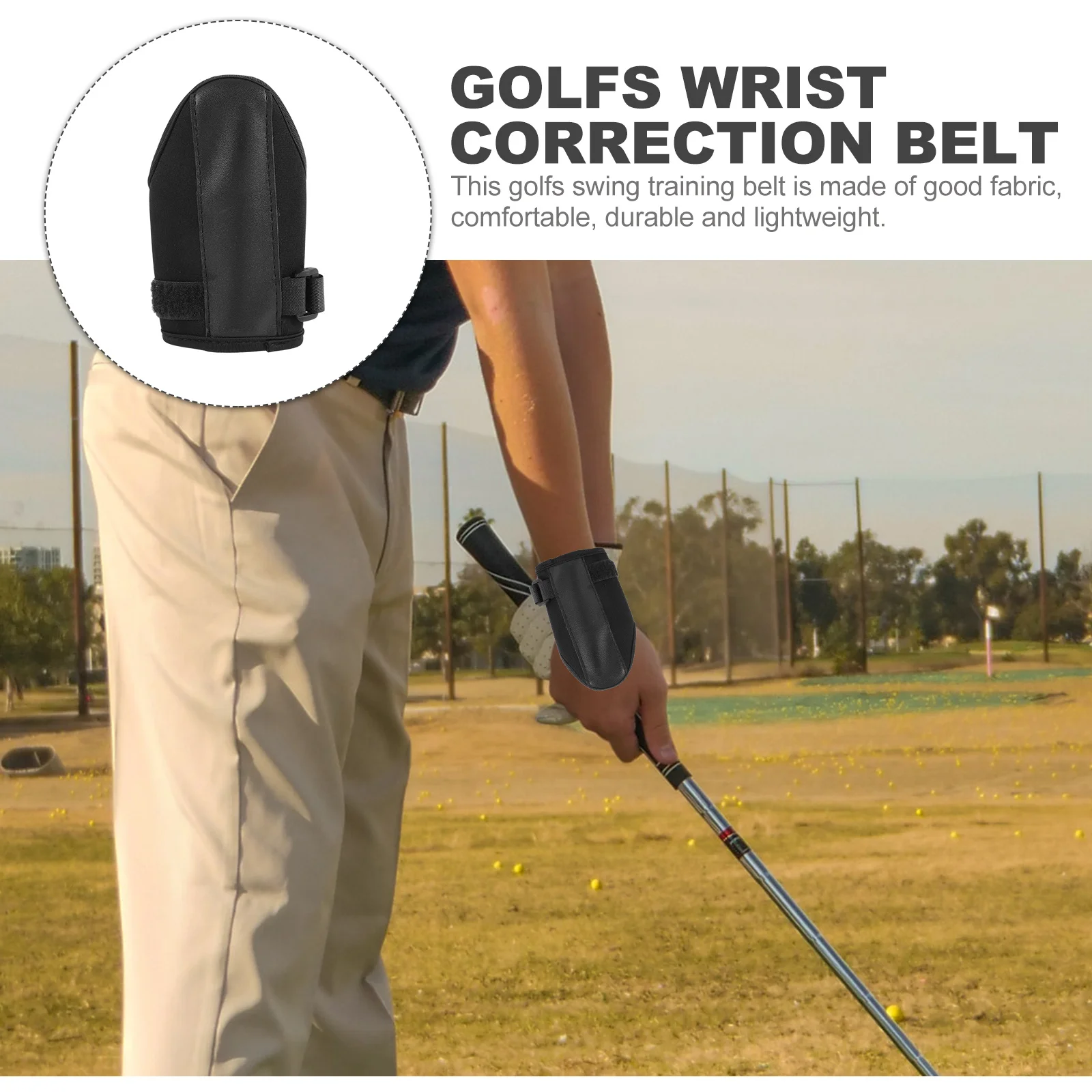 Golfing Wrist Correction Belt Breathable Sweat Absorption Wrist Support Swing Trainer Aid for Golfing Swing Practice and
Golfing Wrist Correction Belt Breathable Sweat Absorption Wrist Support Swing Trainer Aid for Golfing Swing Practice and