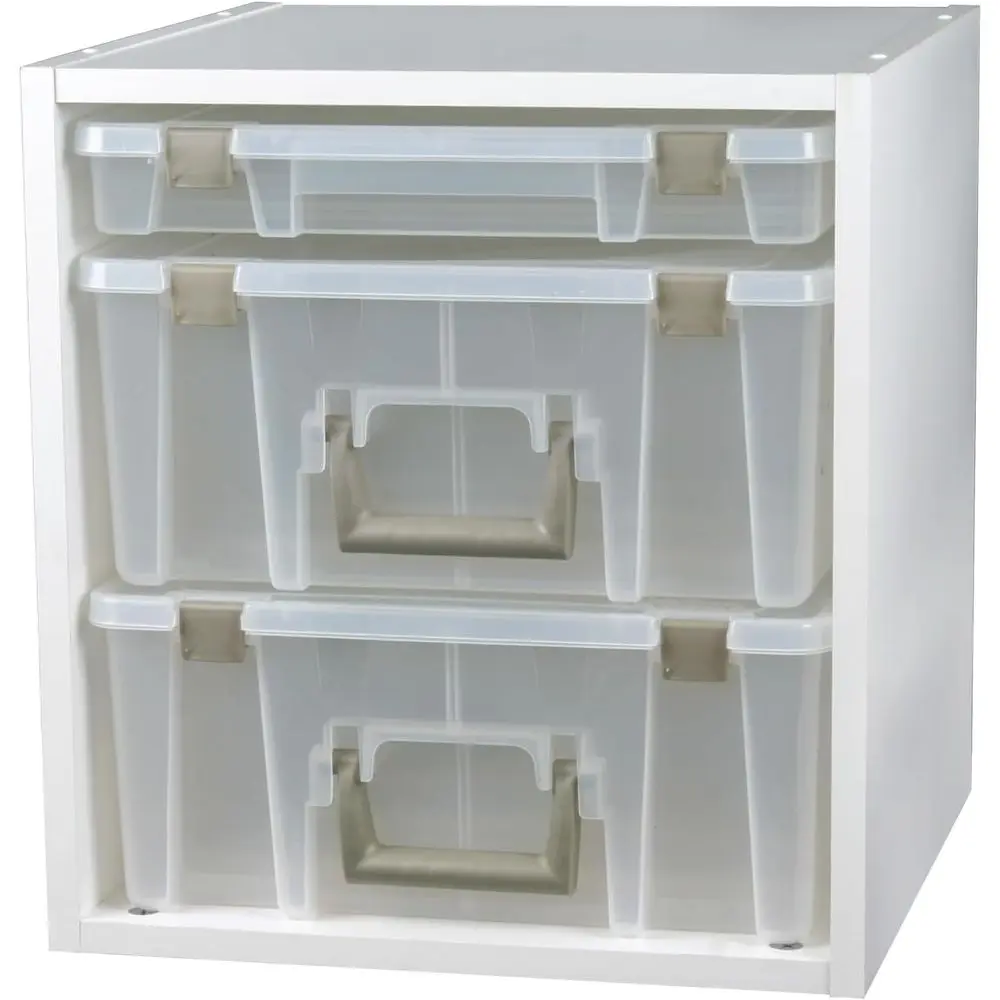 Super Satchel Cube Storage - 15.5x16.75x15.625 in, Pre-Drilled, 6-Rail Set, Customizable, White
Super Satchel Cube Storage - 15.5x16.75x15.625 in, Pre-Drilled, 6-Rail Set, Customizable, White