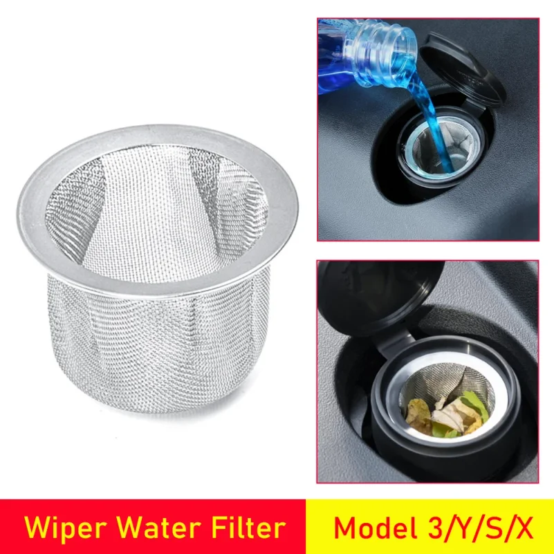 Windshield Wiper Water Filter for Tesla Model 3 S X Y Juniper Glass Water Filter Screen Mesh Stainless Protective Accessories
Windshield Wiper Water Filter for Tesla Model 3 S X Y Juniper Glass Water Filter Screen Mesh Stainless Protective Accessories