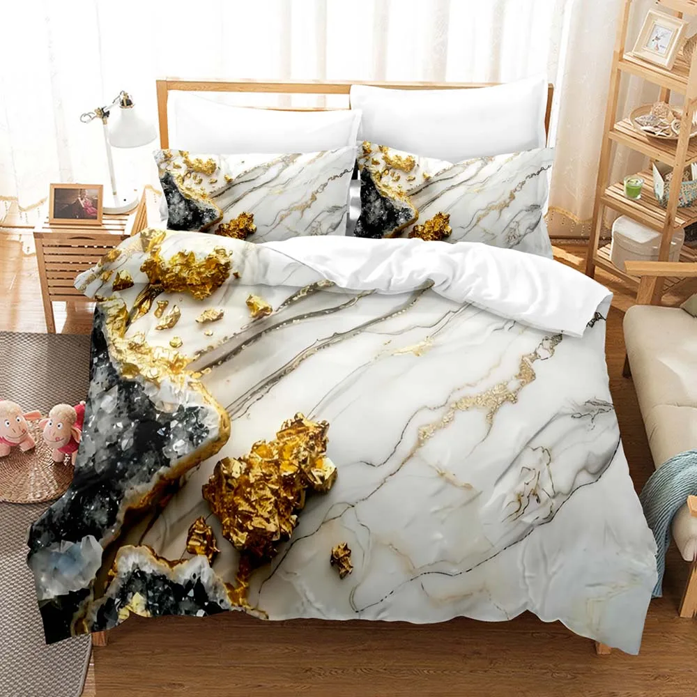 Kawaii Decor Modern Gold Vein Abstract Pattern Three Piece Bedding Set Luxury Comforter Set with Queen King Including Animea
Kawaii Decor Modern Gold Vein Abstract Pattern Three Piece Bedding Set Luxury Comforter Set with Queen King Including Animea
