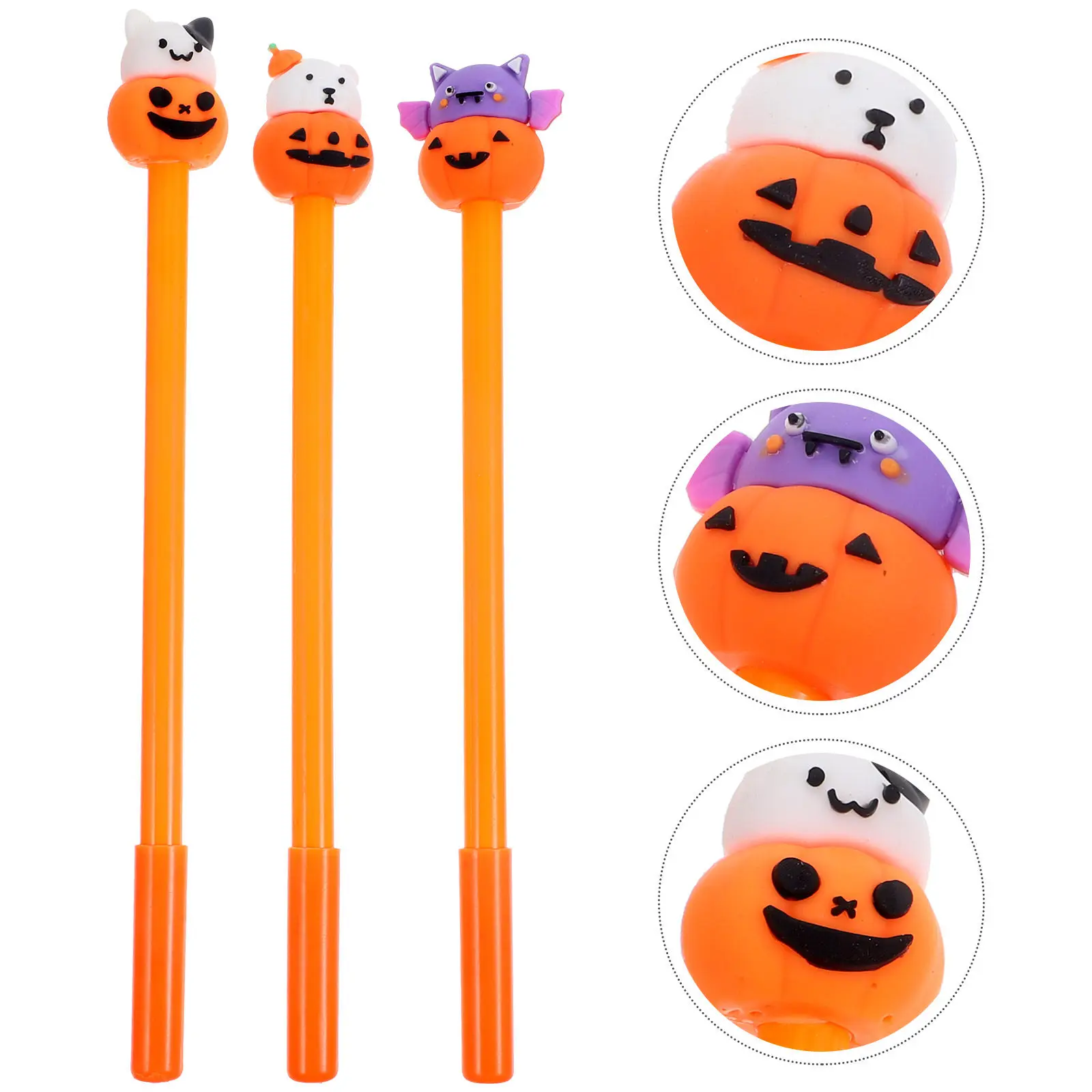 3Pcs Halloween Pumpkin Pens Smooth Writing Signature Pens for Students Teachers Graduation Gifts Promotional Cute Kawaii
3Pcs Halloween Pumpkin Pens Smooth Writing Signature Pens for Students Teachers Graduation Gifts Promotional Cute Kawaii