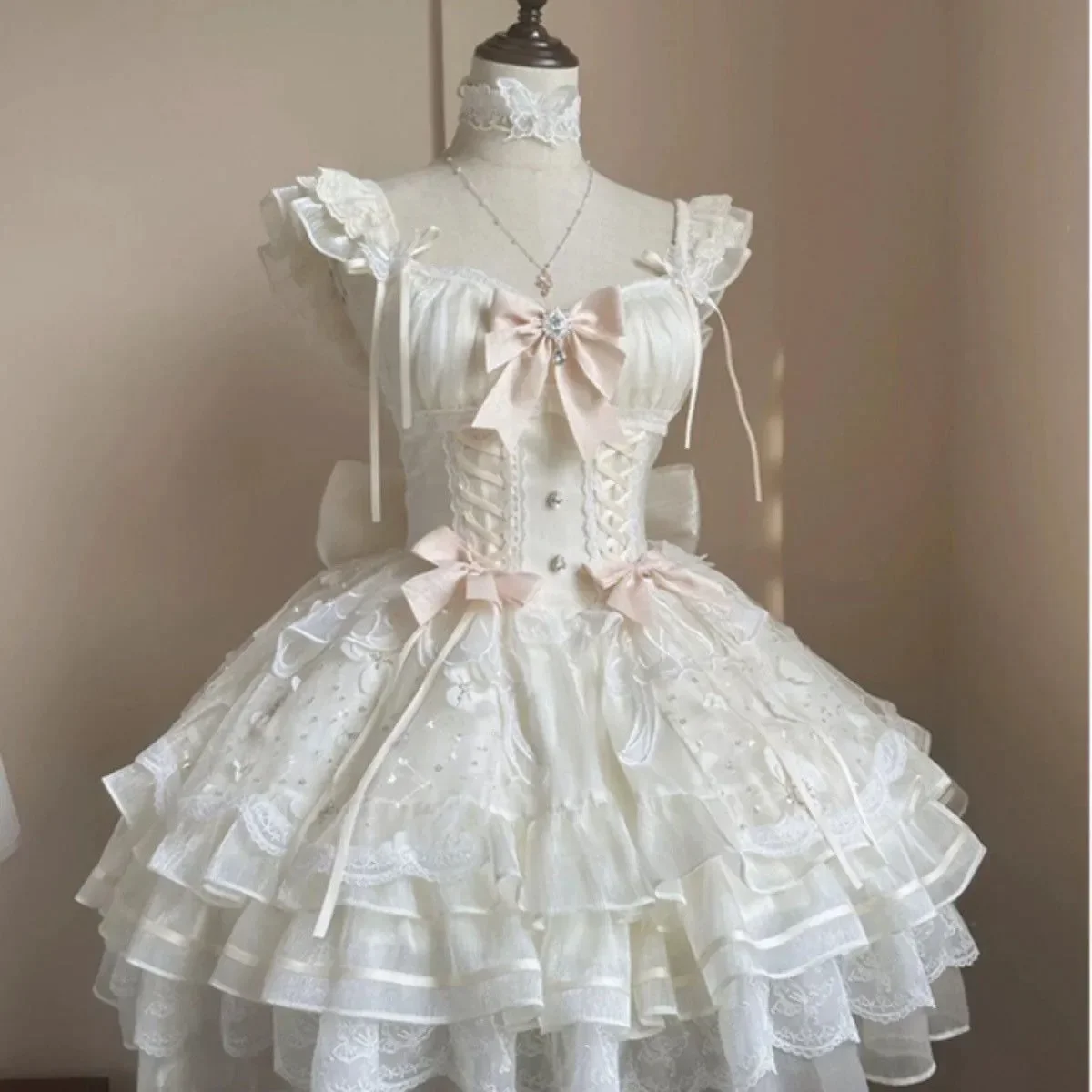 Summer Outfit New Korean Cute Sweet Girl Fluffy Skirt Age Reducing and Beautiful Waist Cinching and Slimming Birthday Dress
Summer Outfit New Korean Cute Sweet Girl Fluffy Skirt Age Reducing and Beautiful Waist Cinching and Slimming Birthday Dress
