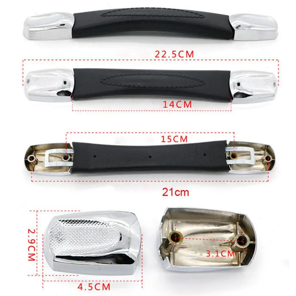 Universal Luggage Replacement Handle Black Alloy Grip Spare Strap for Suitcase Stand Folding Travel Holder
Universal Luggage Replacement Handle Black Alloy Grip Spare Strap for Suitcase Stand Folding Travel Holder