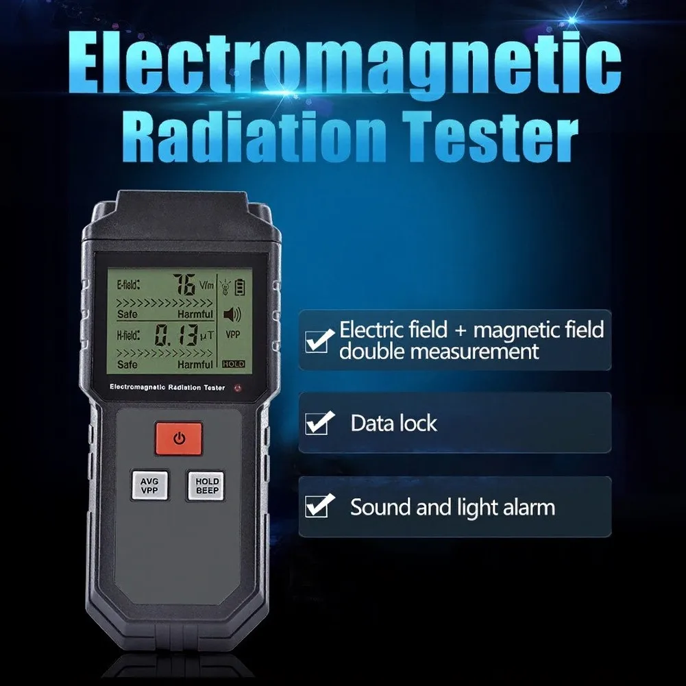 ET825 Handheld Digital Electromagnetic Radiation Tester Dual Electric And Magnetic Field Meter For Industrial Device Safety Test
ET825 Handheld Digital Electromagnetic Radiation Tester Dual Electric And Magnetic Field Meter For Industrial Device Safety Test