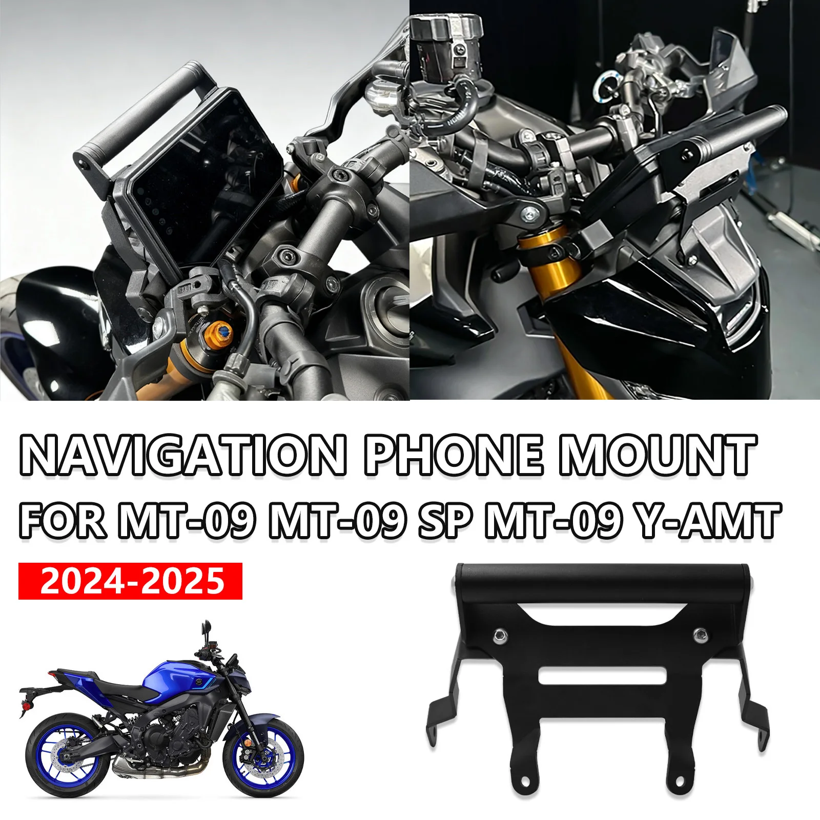 MT-09 держатель для телефона на мотоцикле, подставка для YAMAHA MT09 SP MT 09 Y-AMT 2024 2025, GPS-навигационная пластина, кронштейн, удлинитель, держатель
MT-09 держатель для телефона на мотоцикле, подставка для YAMAHA MT09 SP MT 09 Y-AMT 2024 2025, GPS-навигационная пластина, кронштейн, удлинитель, держатель