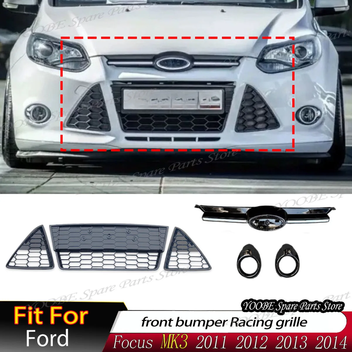 Для Ford Focus MK3 2011 2012 2013 2014 передний бампер гоночная решетка сотовая верхняя нижняя решетка радиатора сетчатый комплект кузова тюнинг
Для Ford Focus MK3 2011 2012 2013 2014 передний бампер гоночная решетка сотовая верхняя нижняя решетка радиатора сетчатый комплект кузова тюнинг