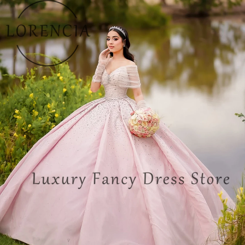 Платья принцессы Quinceanera со стразами, 2025 г., элегантные милые бальные платья для дня рождения 16, для девочек, платья по индивидуальному заказу de 15 розовых цветов
Платья принцессы Quinceanera со стразами, 2025 г., элегантные милые бальные платья для дня рождения 16, для девочек, платья по индивидуальному заказу de 15 розовых цветов