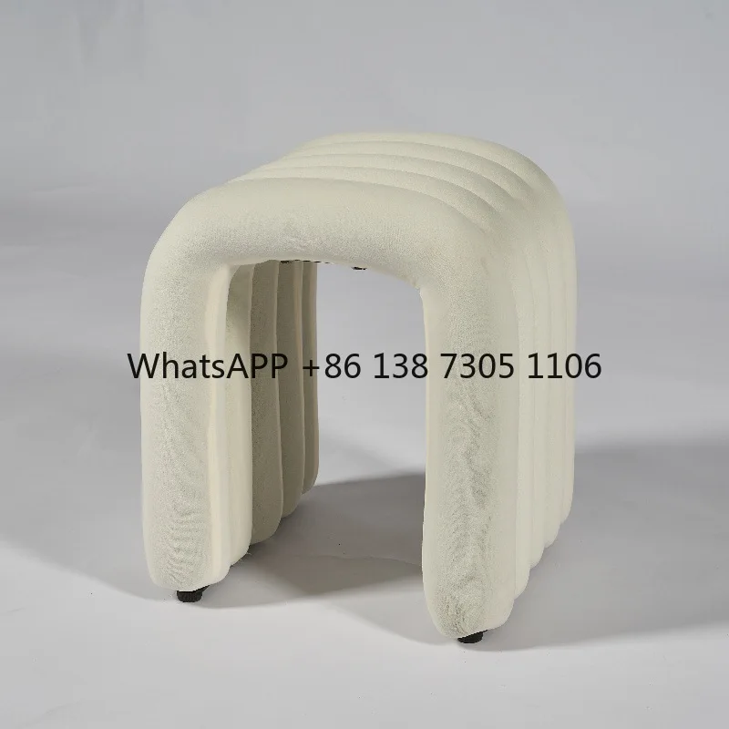 Замшевый арочный табурет специальной формы для гостиной, смены обуви, туалетный столик для спальни, педаль
Замшевый арочный табурет специальной формы для гостиной, смены обуви, туалетный столик для спальни, педаль