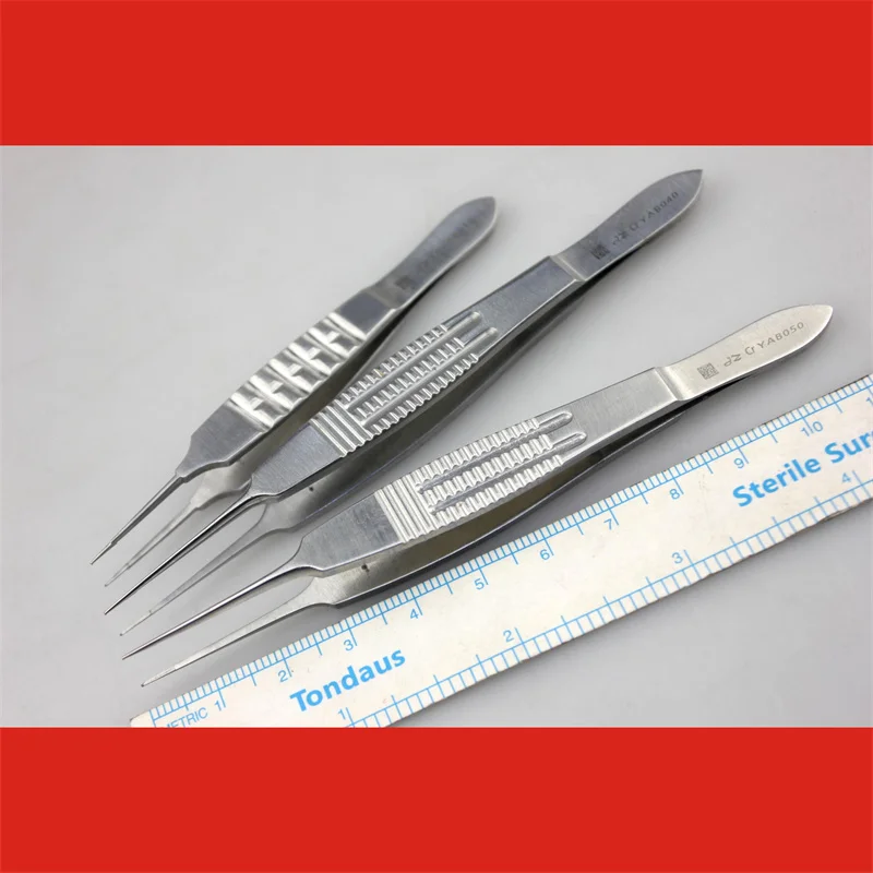 Admiralty medical suture ligation tweezers double eyelid fat tweezers with toothed hook eye microscopic tweezers ophthalmic surg
Admiralty medical suture ligation tweezers double eyelid fat tweezers with toothed hook eye microscopic tweezers ophthalmic surg