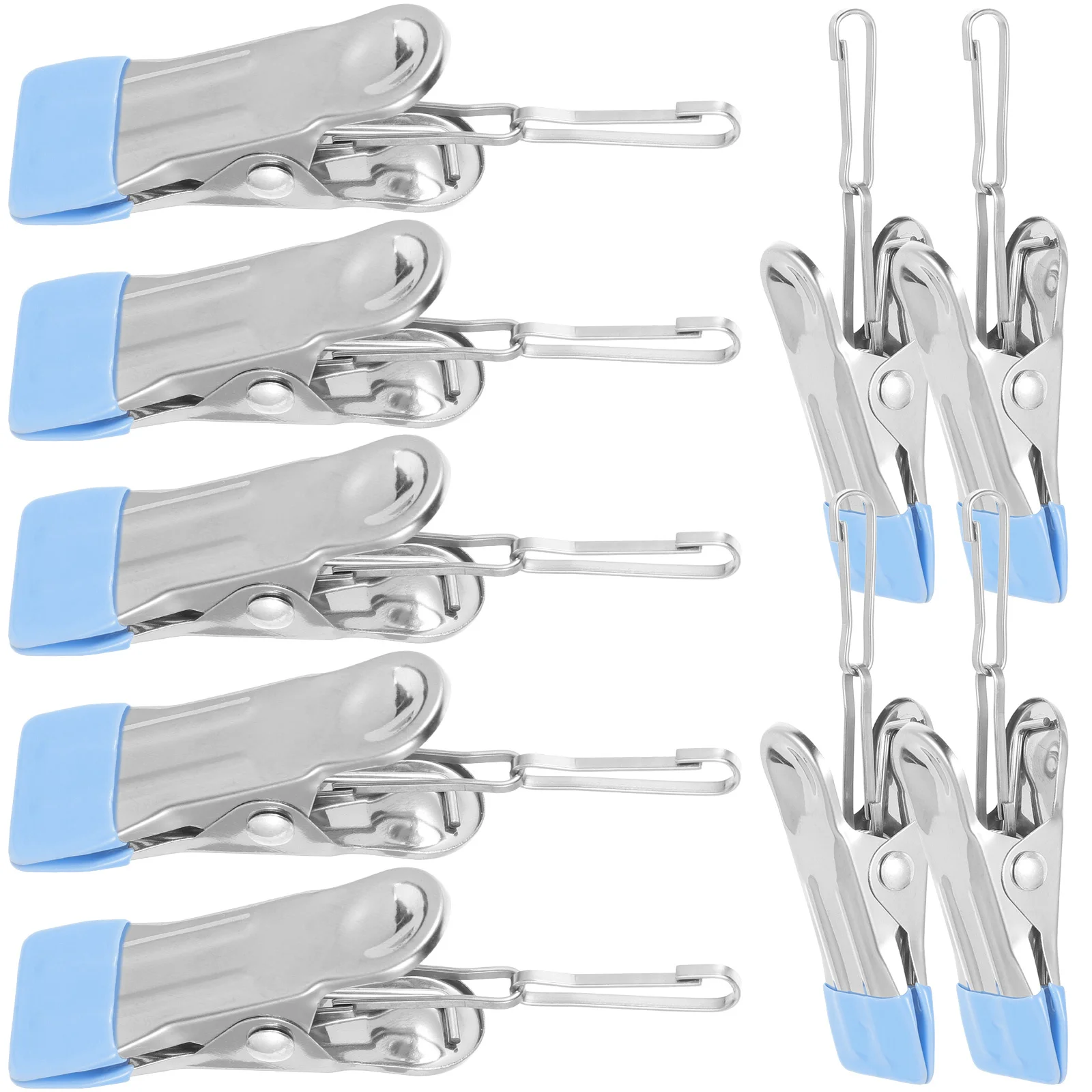 20Pcs Stainless Steel Clothespins Clips Strong Windproof Non Slip Clothes Pegs for Laundry Clothesline Quilt Blanket Socks
20Pcs Stainless Steel Clothespins Clips Strong Windproof Non Slip Clothes Pegs for Laundry Clothesline Quilt Blanket Socks