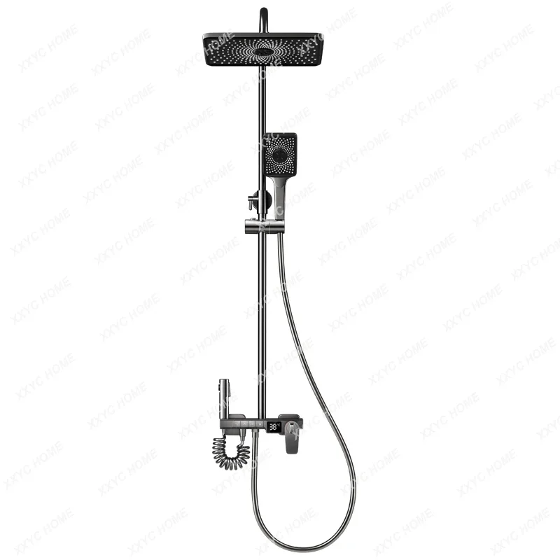 Shower Household Shower Set White Constant Temperature Digital Display Piano Bathroom Surface-Mounted Copper Supercharged Bath
Shower Household Shower Set White Constant Temperature Digital Display Piano Bathroom Surface-Mounted Copper Supercharged Bath