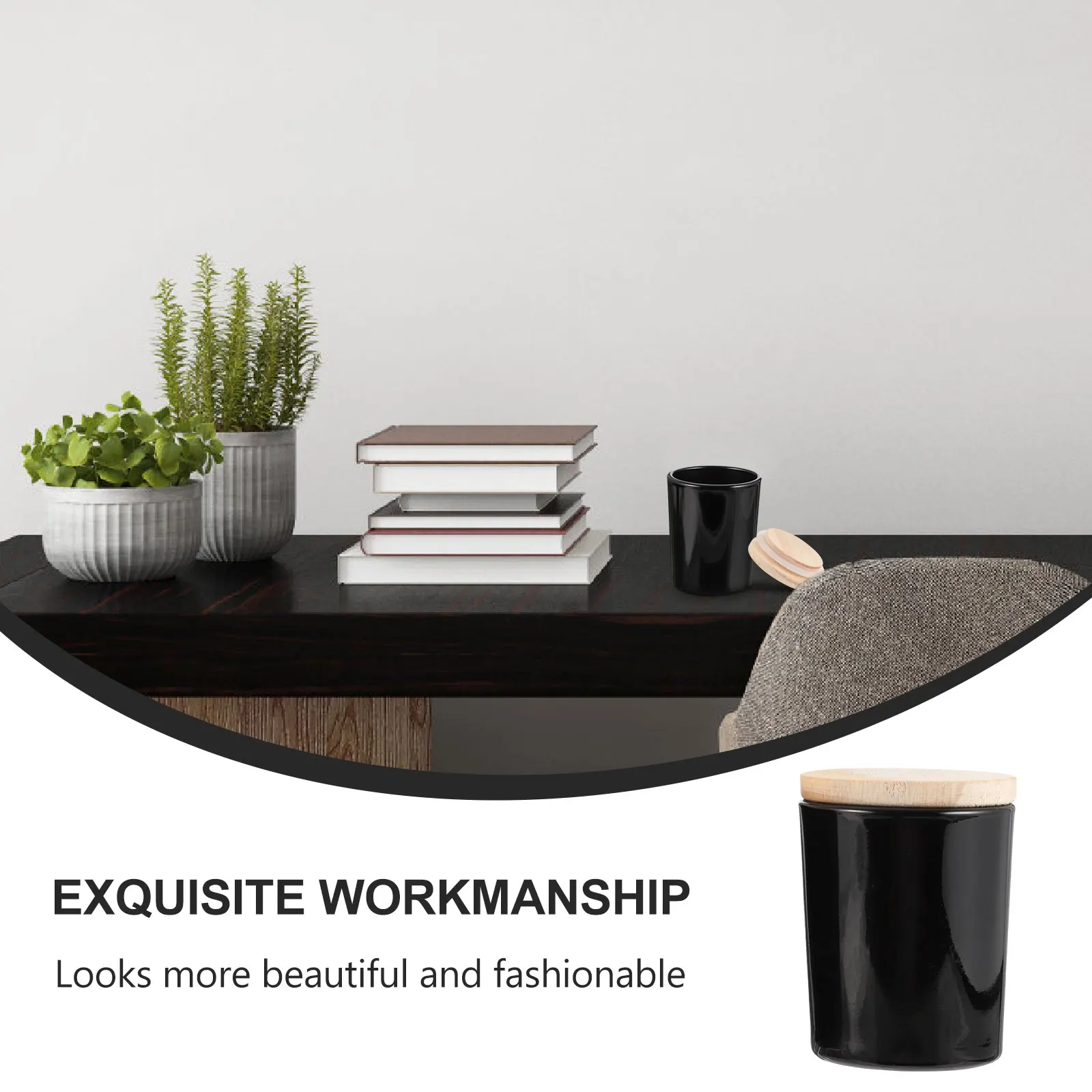 2pcs Fire-Resistant Cups Glass Wood Material For Diy Decor Jar With Bamboo Lid Empty Candles Jar
2pcs Fire-Resistant Cups Glass Wood Material For Diy Decor Jar With Bamboo Lid Empty Candles Jar