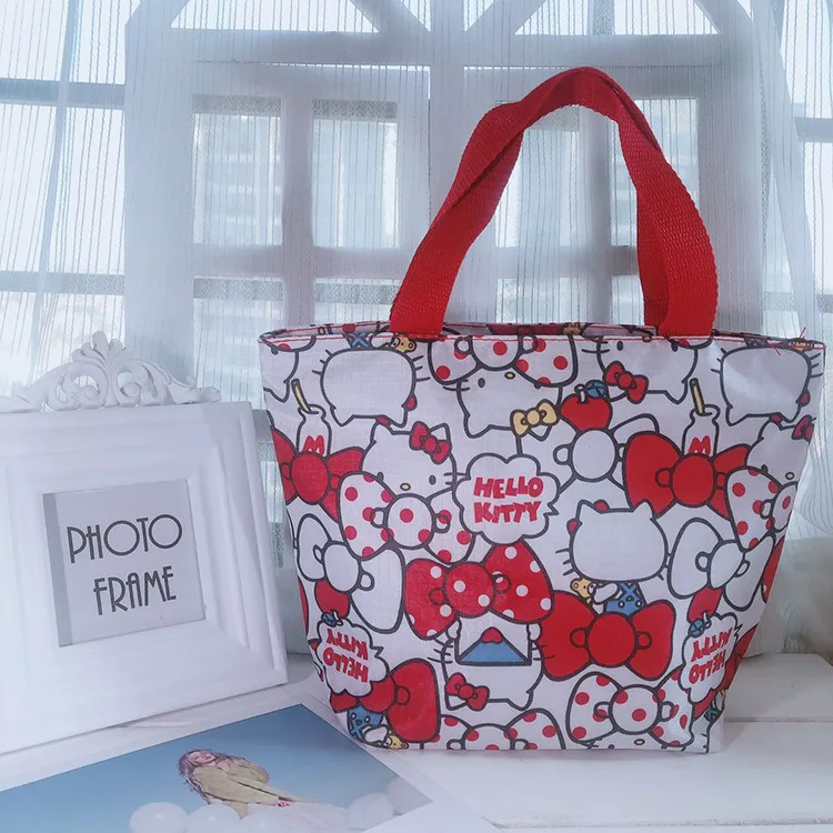 New Sanrio Hello Kitty Portable Lunch Bag Anime My Melody Handbag Travel Thermal Breakfast Box School Child Tote Food Bag Gift
New Sanrio Hello Kitty Portable Lunch Bag Anime My Melody Handbag Travel Thermal Breakfast Box School Child Tote Food Bag Gift