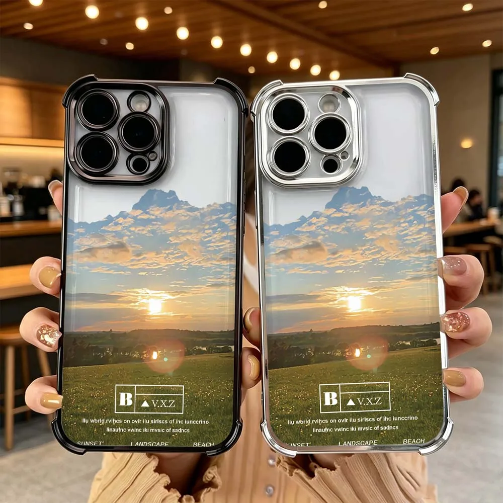 Sunset Cloud Field Light For iPhone 17 16 15 14 Pro Max 12 11 13 17 Air Plus 16e Anti Drop Soft Cover Phone Case
Sunset Cloud Field Light For iPhone 17 16 15 14 Pro Max 12 11 13 17 Air Plus 16e Anti Drop Soft Cover Phone Case