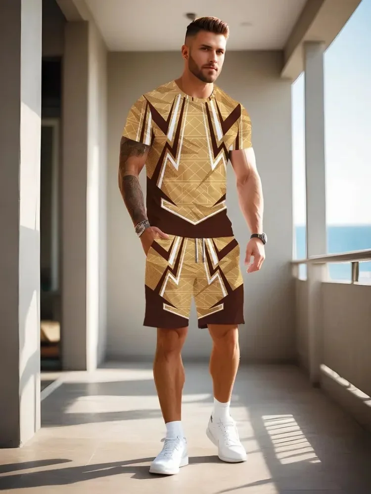 Summer Men's Clothing Letter Print Short Sleeve Top Men's Elastic Waist Shorts 2-piece Set Plus Size T Shirts Shorts Set
Summer Men's Clothing Letter Print Short Sleeve Top Men's Elastic Waist Shorts 2-piece Set Plus Size T Shirts Shorts Set