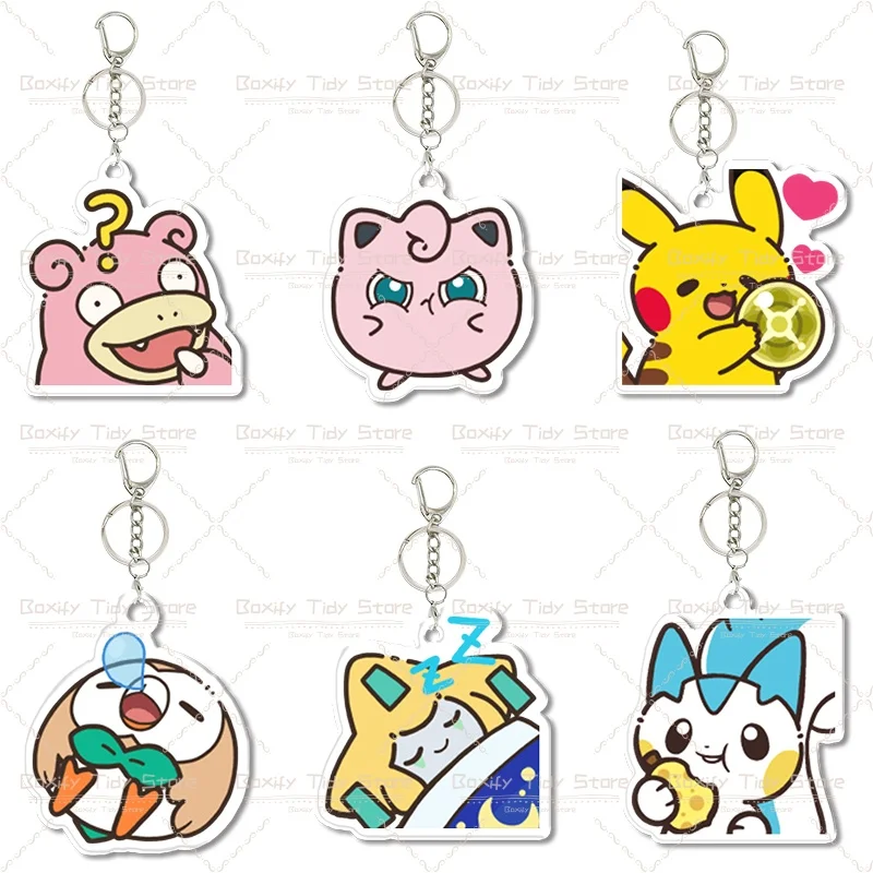Cute Anime Acrylic Keychain - Psyduck, Jigglypuff, Rowlet, Jirachi,Pendant for Bag & Car Keys, Cartoon Accessories Gift for Fans
Cute Anime Acrylic Keychain - Psyduck, Jigglypuff, Rowlet, Jirachi,Pendant for Bag & Car Keys, Cartoon Accessories Gift for Fans