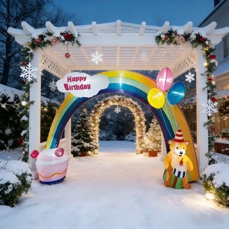 Надувная радужная арка-медведь 3,3 м/10,83 фута с LED-подсветкой для украшения дня рождения на открытом воздухе, модель для садовых вечеринок
Надувная радужная арка-медведь 3,3 м/10,83 фута с LED-подсветкой для украшения дня рождения на открытом воздухе, модель для садовых вечеринок