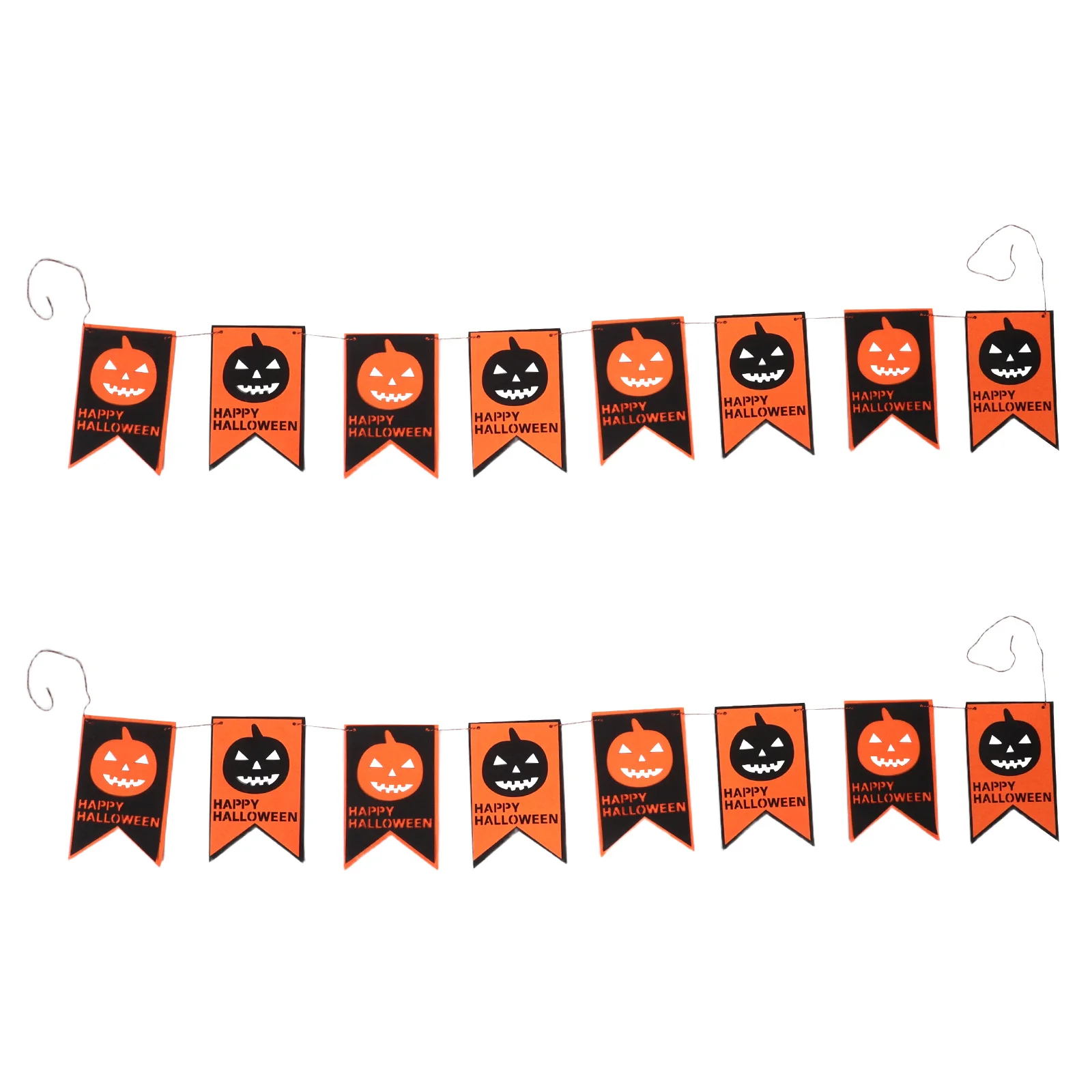 2pcs Halloween Pumpkin Bunting Banner Orange Hanging Flags for Indoor Outdoor Decor KTV Bar ReusableHaunted House
2pcs Halloween Pumpkin Bunting Banner Orange Hanging Flags for Indoor Outdoor Decor KTV Bar ReusableHaunted House