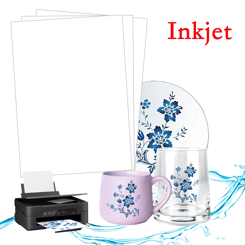 A4 10/20Pcs Inkjet Waterslide Decal Transfer Paper White &Transparent For DIY Mugs Procelain Phone Case Glass Metal Crystal Wood
A4 10/20Pcs Inkjet Waterslide Decal Transfer Paper White &Transparent For DIY Mugs Procelain Phone Case Glass Metal Crystal Wood
