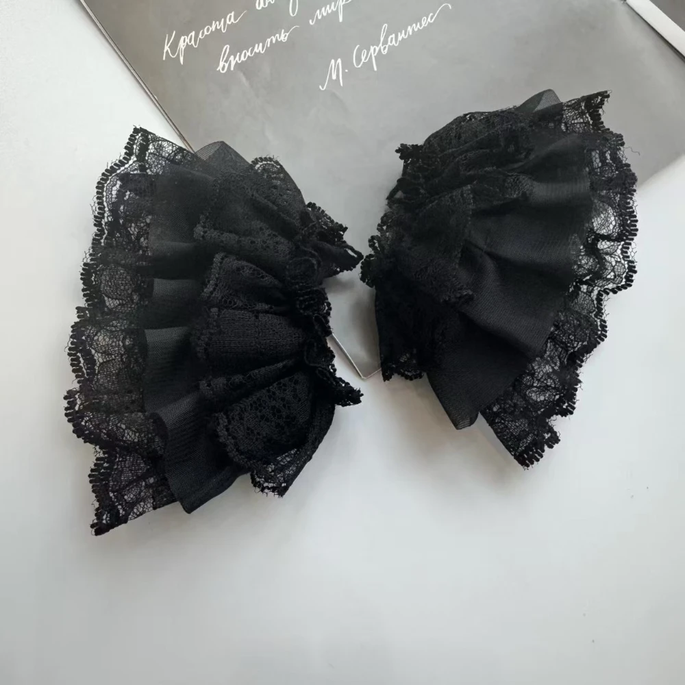 Lolita Lace Fake Cuffs Arm Sleeves Fashion Four Seasons Elastic Hand Sleeve Black White Fake Cuffs Wristband Accessories
Lolita Lace Fake Cuffs Arm Sleeves Fashion Four Seasons Elastic Hand Sleeve Black White Fake Cuffs Wristband Accessories