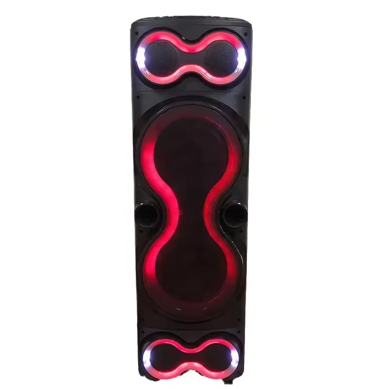 12 Inch*2 100W High Power BT Boomboxes With RGB LED Light Battery Subwoofer Remote Control Outdoor Mic 360 Boombox
12 Inch*2 100W High Power BT Boomboxes With RGB LED Light Battery Subwoofer Remote Control Outdoor Mic 360 Boombox