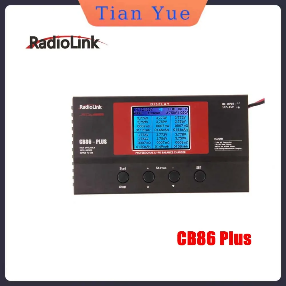 Radiolink CB86 plus балансное зарядное устройство 0,1-6A 1S-6S LiPo литиевое зарядное устройство профессиональное для FPV контроллера дрона передатчик
Radiolink CB86 plus балансное зарядное устройство 0,1-6A 1S-6S LiPo литиевое зарядное устройство профессиональное для FPV контроллера дрона передатчик