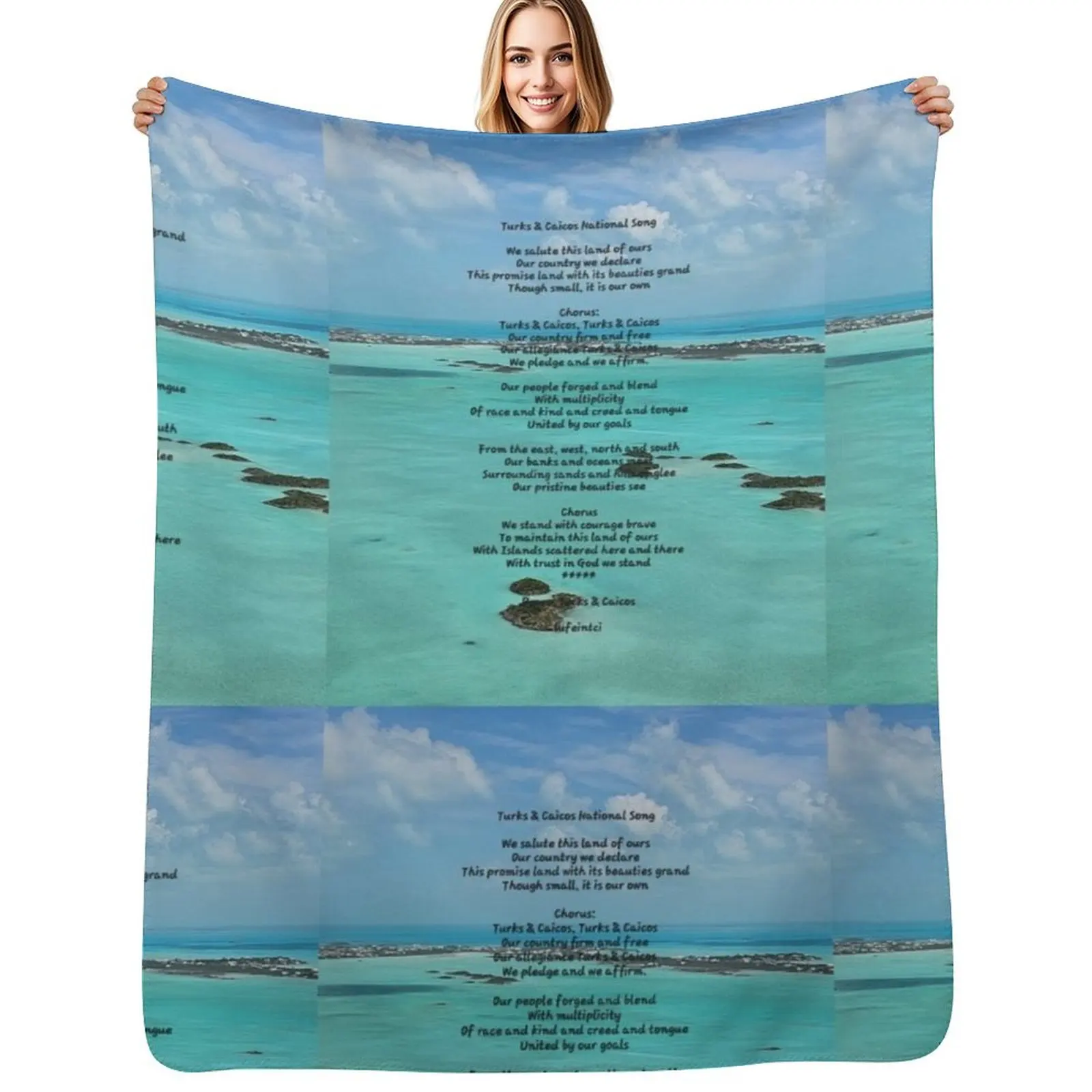 Turks & Caicos National Song Throw Blanket Warm Flannel Blanket for Couch Chair Bedroom
Turks & Caicos National Song Throw Blanket Warm Flannel Blanket for Couch Chair Bedroom