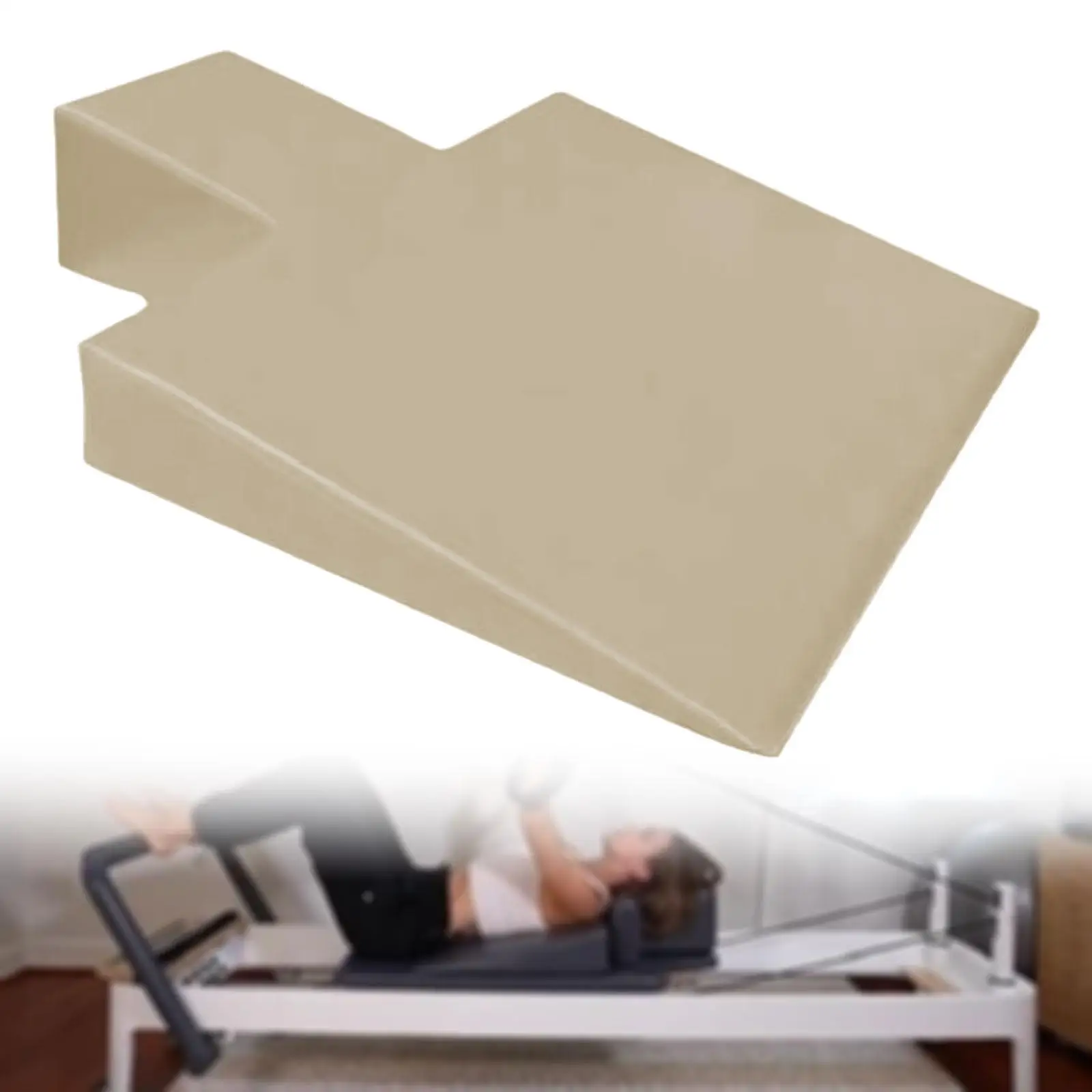Pilates Reformer Machine Wedge Block for Training Muscle Building Stretching
Pilates Reformer Machine Wedge Block for Training Muscle Building Stretching