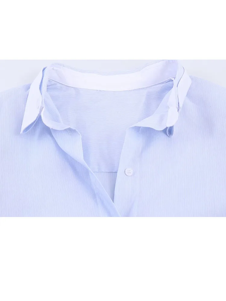 Женская рубашка HH 2026: Новая модная универсальная модель с полосатыми рукавами «летучая мышь», свободного кроя, на одной пуговице, с длинным рукавом
Женская рубашка HH 2026: Новая модная универсальная модель с полосатыми рукавами «летучая мышь», свободного кроя, на одной пуговице, с длинным рукавом