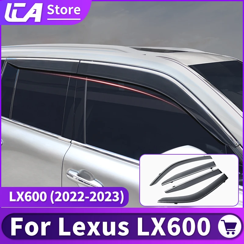 For 2022 2023 Lexus LX600 Windows Vent Visor Flow Deflector LX 600 Upgrade Exterior Accessories body kit Tuning Modification
For 2022 2023 Lexus LX600 Windows Vent Visor Flow Deflector LX 600 Upgrade Exterior Accessories body kit Tuning Modification