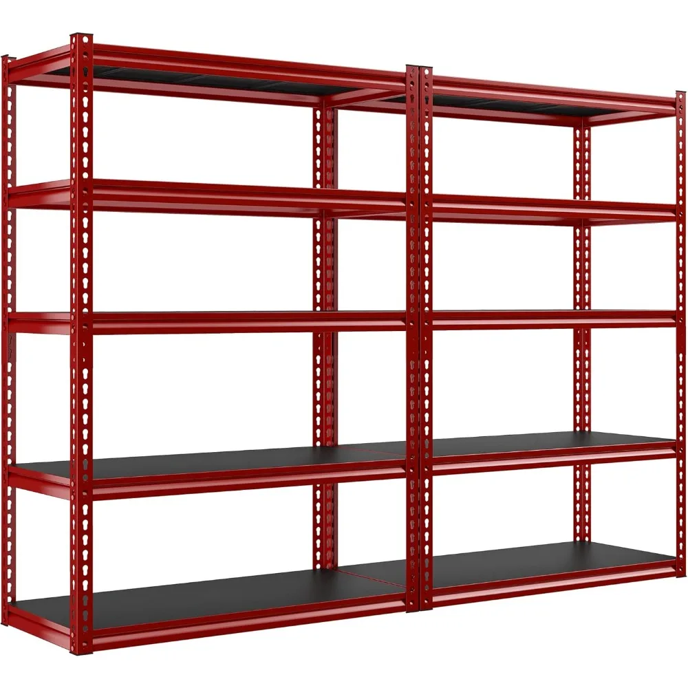 72" Garage Shelving, 5 Tier Metal Shelving, Adjustable Storage Shelves, Industrial Metal Shelves Unit for Basement, Shed,
72" Garage Shelving, 5 Tier Metal Shelving, Adjustable Storage Shelves, Industrial Metal Shelves Unit for Basement, Shed,